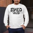 Special Education Squad Camo SPED Teacher Men's Long Sleeve T-Shirt, funny design