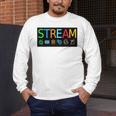 Stream Technology Robotics Shirt For Teachers And Students Premium Tri-Blend Men's Long Sleeve T-Shirt, funny design