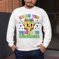 Teacher Back To School Color In Kindness Crayon Pencil Men's Long Sleeve T-Shirt, funny design