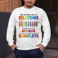 Teacher We Are Like a Box Of Crayons Back To School Men's Long Sleeve T-Shirt, funny design Teacher We Are Like a Box Of Crayons Back To School Men's Long Sleeve T-Shirt, funny design