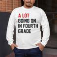 Teacher A Lot Going On In Fourth Grade Back To School Men's Long Sleeve T-Shirt, funny design Teacher A Lot Going On In Fourth Grade Back To School Men's Long Sleeve T-Shirt, funny design