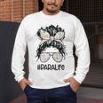 Teacher Para Life Tee Paraprofessional Cute Messy Bun Men's Long Sleeve T-Shirt, funny design Teacher Para Life Tee Paraprofessional Cute Messy Bun Men's Long Sleeve T-Shirt, funny design