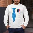 Teacher Tie & Pocket Protector Costume School Men's Long Sleeve T-Shirt, funny design