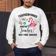 Teachermingo Like A Normal Teacher Only More Fabulous Men's Long Sleeve T-Shirt, funny design