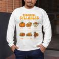 Thankful Syllables Teacher Thanksgiving Educational Kids Men's Long Sleeve T-Shirt, funny design