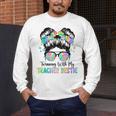 Twin Day Friends Teacher Twinning With My Bestie Men's Long Sleeve T-Shirt, funny design