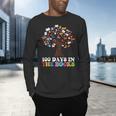 100 Days In The Books Reading Teacher 100th Day Of School Men's Long Sleeve T-Shirt, gift for family, gift for coworker 100 Days In The Books Reading Teacher 100th Day Of School Men's Long Sleeve T-Shirt, gift for family, gift for coworker