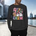 4th Grade Boo Crew Fourth Grade Teacher Kids Happy Halloween Men's Long Sleeve T-Shirt, gift for family, gift for coworker