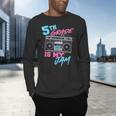 5th Grade Is My Jam Vintage 80s Boombox Teacher Student Men's Long Sleeve T-Shirt, gift for family, gift for coworker