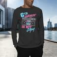 6th Grade Is My Jam Vintage 80s Boombox Teacher Student Men's Long Sleeve T-Shirt, gift for family, gift for coworker