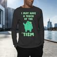 Autism Awareness Neurodiversity Teacher Frog I May Have A Touch Of The Tism Neurodivergent Small Men's Long Sleeve T-Shirt, gift for family, gift for coworker Autism Awareness Neurodiversity Teacher Frog I May Have A Touch Of The Tism Neurodivergent Small Men's Long Sleeve T-Shirt, gift for family, gift for coworker