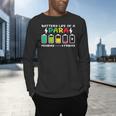 Battery Life Of a Paraprofessional Para Teacher Life Men's Long Sleeve T-Shirt, gift for family, gift for coworker Battery Life Of a Paraprofessional Para Teacher Life Men's Long Sleeve T-Shirt, gift for family, gift for coworker