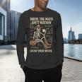 Bruh The Math Ain’t Mathin Halloween Skeleton Math Teacher Men's Long Sleeve T-Shirt, gift for family, gift for coworker Bruh The Math Ain’t Mathin Halloween Skeleton Math Teacher Men's Long Sleeve T-Shirt, gift for family, gift for coworker
