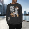 Bruh The Math Ain't Mathin' Show Your Work Halloween Teacher Men's Long Sleeve T-Shirt, gift for family, gift for coworker Bruh The Math Ain't Mathin' Show Your Work Halloween Teacher Men's Long Sleeve T-Shirt, gift for family, gift for coworker