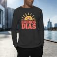 Buenos Dias Spanish Teacher Appreciation Back To School Men's Long Sleeve T-Shirt, gift for family, gift for coworker