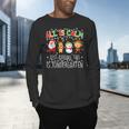 All Is Calm Xmas Kindergarten Christmas Season Teacher Men's Long Sleeve T-Shirt, gift for family, gift for coworker