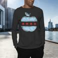 Chicago Flag Teacher School Cute Men's Long Sleeve T-Shirt, gift for family, gift for coworker Chicago Flag Teacher School Cute Men's Long Sleeve T-Shirt, gift for family, gift for coworker