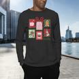 Christmas Teacher Stamps Men's Long Sleeve T-Shirt, gift for family, gift for coworker