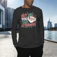 Christmas Teacher Surprise Did You Take Attendance Men's Long Sleeve T-Shirt, gift for family, gift for coworker Christmas Teacher Surprise Did You Take Attendance Men's Long Sleeve T-Shirt, gift for family, gift for coworker