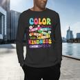 Color The World With Kindness Teachers Back To School Men's Long Sleeve T-Shirt, gift for family, gift for coworker