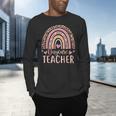 Cute Daycare Teacher Rainbow Leopard Print Childcare Worker Men's Long Sleeve T-Shirt, gift for family, gift for coworker Cute Daycare Teacher Rainbow Leopard Print Childcare Worker Men's Long Sleeve T-Shirt, gift for family, gift for coworker