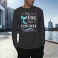 Cute Mermaid Librarian Teacher Dive Into A Good Book Reading Men's Long Sleeve T-Shirt, gift for family, gift for coworker Cute Mermaid Librarian Teacher Dive Into A Good Book Reading Men's Long Sleeve T-Shirt, gift for family, gift for coworker