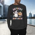 Daycare Boo Crew Groovy Halloween Floral Ghost Kid Teacher Men's Long Sleeve T-Shirt, gift for family, gift for coworker