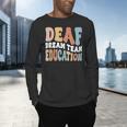 Deaf Dream Team Education Deaf Education Teacher Men's Long Sleeve T-Shirt, gift for family, gift for coworker Deaf Dream Team Education Deaf Education Teacher Men's Long Sleeve T-Shirt, gift for family, gift for coworker