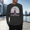 Early Headstart Cute Retro Rainbow Teachers Men's Long Sleeve T-Shirt, gift for family, gift for coworker