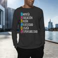 Educar Bilingual Spanish Teacher Men's Long Sleeve T-Shirt, gift for family, gift for coworker Educar Bilingual Spanish Teacher Men's Long Sleeve T-Shirt, gift for family, gift for coworker