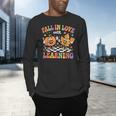 Fall In Love With Learning Autumn Fall Season Teacher Men's Long Sleeve T-Shirt, gift for family, gift for coworker Fall In Love With Learning Autumn Fall Season Teacher Men's Long Sleeve T-Shirt, gift for family, gift for coworker