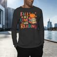 Fall In Love With Reading Autumn Thanksgiving Shirt Teacher Men's Long Sleeve T-Shirt, gift for family, gift for coworker Fall In Love With Reading Autumn Thanksgiving Shirt Teacher Men's Long Sleeve T-Shirt, gift for family, gift for coworker