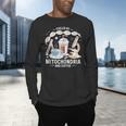 Fueled By Mitochondria Coffee Science Teacher Student Men's Long Sleeve T-Shirt, gift for family, gift for coworker