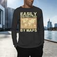 Geography Teacher Easily Distracted By Maps Men's Long Sleeve T-Shirt, gift for family, gift for coworker Geography Teacher Easily Distracted By Maps Men's Long Sleeve T-Shirt, gift for family, gift for coworker