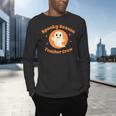 Halloween Teacher Crew Spooky Season Retro Ghost Men's Long Sleeve T-Shirt, gift for family, gift for coworker
