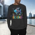 Happy First Day Of School Fish Rainbows Teacher Be Kind Men's Long Sleeve T-Shirt, gift for family, gift for coworker Happy First Day Of School Fish Rainbows Teacher Be Kind Men's Long Sleeve T-Shirt, gift for family, gift for coworker