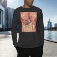 Human Muscles Organs Scary Anatomy Teacher Halloween Costume Men's Long Sleeve T-Shirt, gift for family, gift for coworker Human Muscles Organs Scary Anatomy Teacher Halloween Costume Men's Long Sleeve T-Shirt, gift for family, gift for coworker