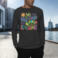 We Are Hungry For Learning Teacher Life Back To School Men's Long Sleeve T-Shirt, gift for family, gift for coworker We Are Hungry For Learning Teacher Life Back To School Men's Long Sleeve T-Shirt, gift for family, gift for coworker