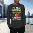 I'm That Awesome Paraeducator Teacher Men's Long Sleeve T-Shirt, gift for family, gift for coworker
