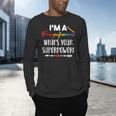 I'm A Paraprofessional What's Your Superpower Para Teacher Men's Long Sleeve T-Shirt, gift for family, gift for coworker