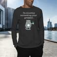 I'm Silently Correcting Your Grammar Sarcastic Teacher For Men Women Kids Men's Long Sleeve T-Shirt, gift for family, gift for coworker I'm Silently Correcting Your Grammar Sarcastic Teacher For Men Women Kids Men's Long Sleeve T-Shirt, gift for family, gift for coworker