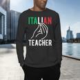 Italian Teacher Italy Italia Back To School First Day Men's Long Sleeve T-Shirt, gift for family, gift for coworker Italian Teacher Italy Italia Back To School First Day Men's Long Sleeve T-Shirt, gift for family, gift for coworker
