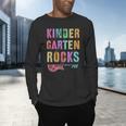KINDERGARTEN ROCKS Teacher Crew Rock Star Kinder Team Men's Long Sleeve T-Shirt, gift for family, gift for coworker KINDERGARTEN ROCKS Teacher Crew Rock Star Kinder Team Men's Long Sleeve T-Shirt, gift for family, gift for coworker