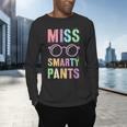 Little MISS SMARTY PANTS School Grad Teacher Last Day Men's Long Sleeve T-Shirt, gift for family, gift for coworker Little MISS SMARTY PANTS School Grad Teacher Last Day Men's Long Sleeve T-Shirt, gift for family, gift for coworker