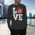 LOVE Apple 3rd Grade Teacher Student School Men's Long Sleeve T-Shirt, gift for family, gift for coworker LOVE Apple 3rd Grade Teacher Student School Men's Long Sleeve T-Shirt, gift for family, gift for coworker