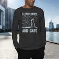 I Love Math And Cats Cat Lover Science Teacher Student Men's Long Sleeve T-Shirt, gift for family, gift for coworker I Love Math And Cats Cat Lover Science Teacher Student Men's Long Sleeve T-Shirt, gift for family, gift for coworker