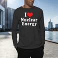 I Love Nuclear Energy School Teacher Men's Long Sleeve T-Shirt, gift for family, gift for coworker I Love Nuclear Energy School Teacher Men's Long Sleeve T-Shirt, gift for family, gift for coworker