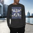 Maestra El Salvador Coquette Bow Hispanic Spanish Teacher Men's Long Sleeve T-Shirt, gift for family, gift for coworker