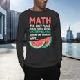 Math Only Place Where People Buy 66 Watermelons Teacher Joke Men's Long Sleeve T-Shirt, gift for family, gift for coworker Math Only Place Where People Buy 66 Watermelons Teacher Joke Men's Long Sleeve T-Shirt, gift for family, gift for coworker