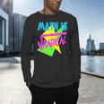 Math Is Radical Retro 80s Vintage Algebra Teacher Men's Long Sleeve T-Shirt, gift for family, gift for coworker
